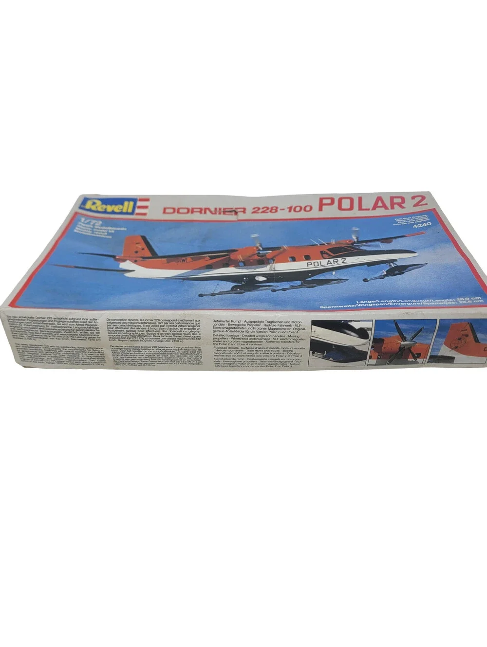 Revell Dornier 228-100 Polar 2 1/72 Scale Model Airplane Kit 4240 Vintage Open